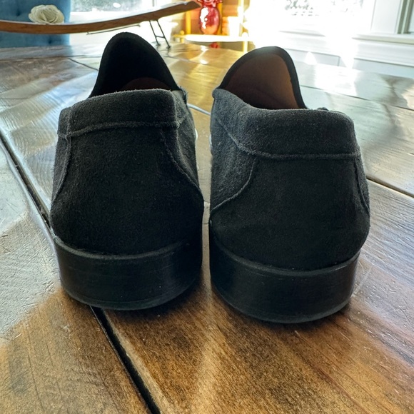 Allen Edmonds Keene Loafers Suede Leather Slip on Black Size 10D main image 5